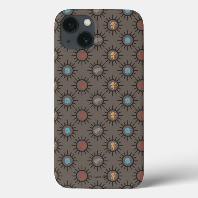 Stark, Lannister, Targaryen, Night King Pattern Case-Mate iPhone Case (Back)