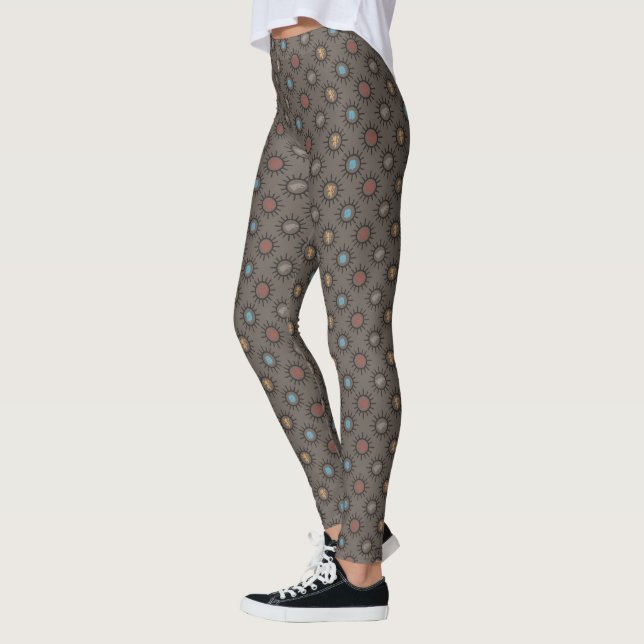 Stark, Lannister, Targaryen, Night King Pattern Leggings (Left)