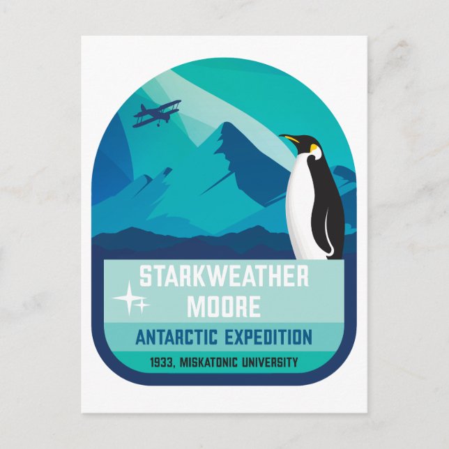 Starkweather-Moore Antarctic Expedition Postcard (Front)
