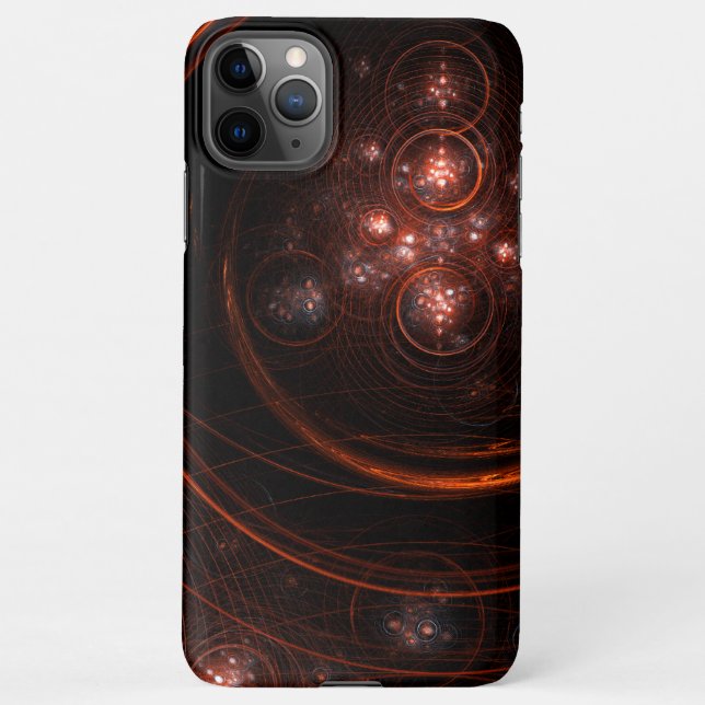 Starlight Abstract Art Glossy iPhone Case (Back)
