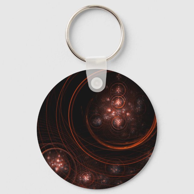 Starlight Abstract Art Keychain (Front)