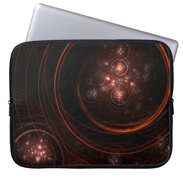 Starlight Abstract Art Laptop Sleeve (Front)