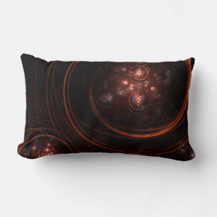 Starlight Abstract Art Lumbar Pillow