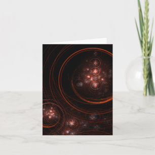 Starlight Abstract Art Note Card