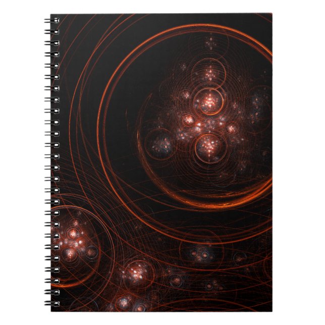Starlight Abstract Art Notebook (Front)
