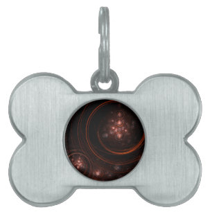 Starlight Abstract Art Pet Tag