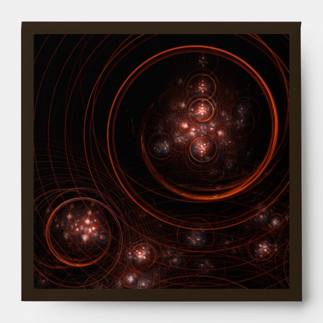 Starlight Abstract Art Square Envelope (Front)