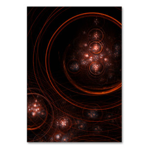 Starlight Abstract Art Table Card