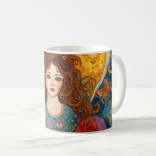 Starlight Angel Coffee Mug (Front Right)