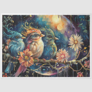 Starlight Birds Tissue Paper