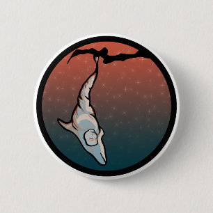 starlight dolphin cocoon 2 inch round button