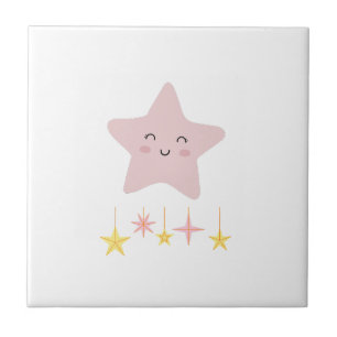 Starlight Dreamer Ceramic Tile