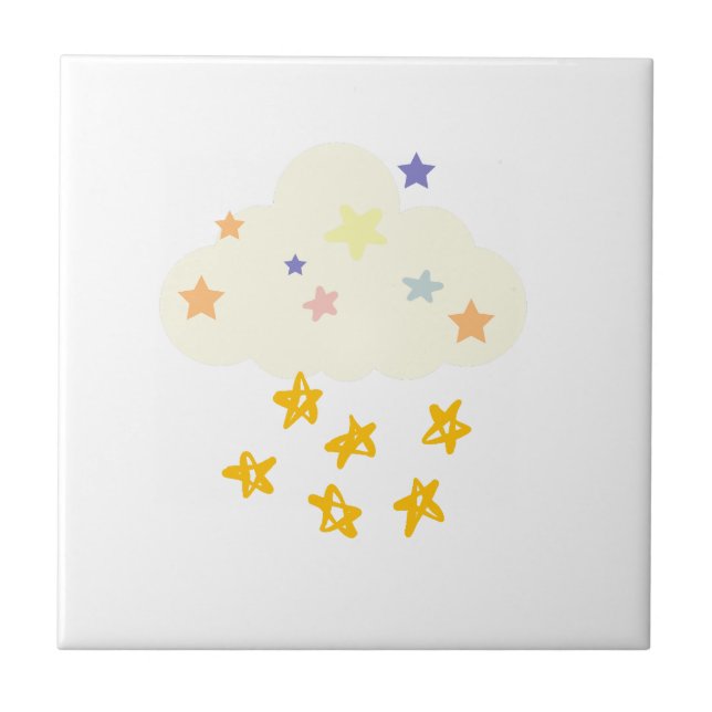 Starlight Dreamer Ceramic Tile (Front)