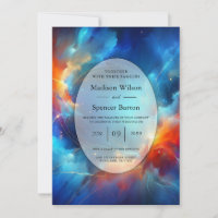 Starlight Fusion of Fire and Ice Wedding