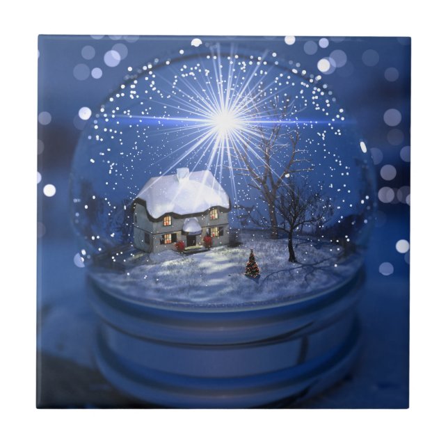 Starlight Globe Decorative Tile (Front)
