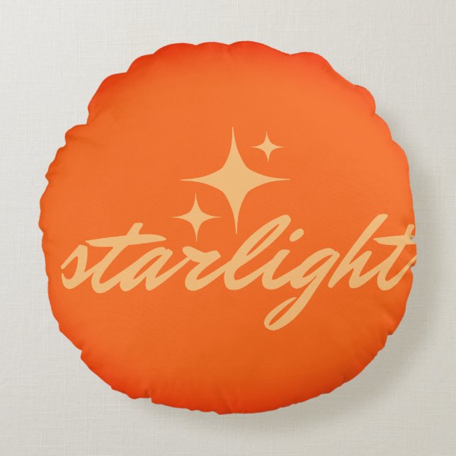 starlight gratitude round pillow (Front)