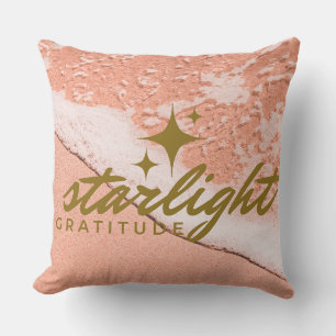 starlight gratitude throw pillow