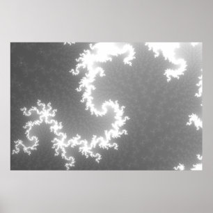 Starlight in Black & White Poster