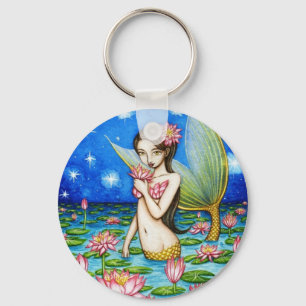 Starlight Lily Mermaid Keychain