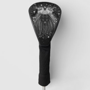 Starlight Lion with Crown Monogram Golf Head Cover