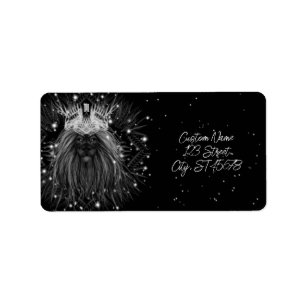 Starlight Lion with Crown Monogram Label