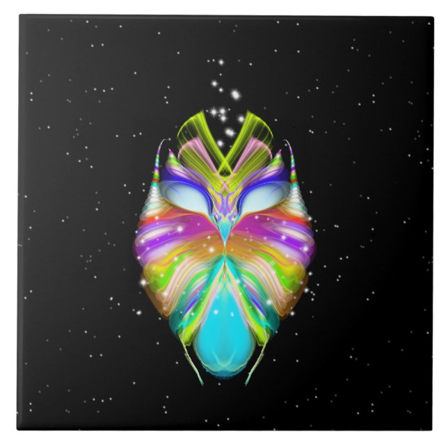 Starlight Oracle Owl Tile (Front)