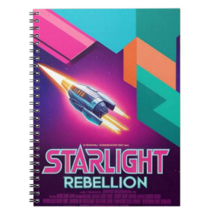 Starlight Rebellion Retro Pop Culture Carnet 80s