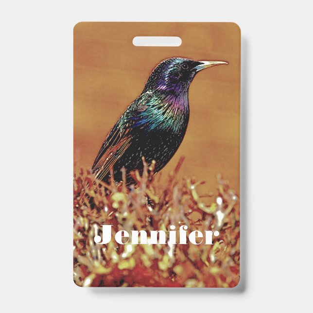 Starling Bird Badge (Front)