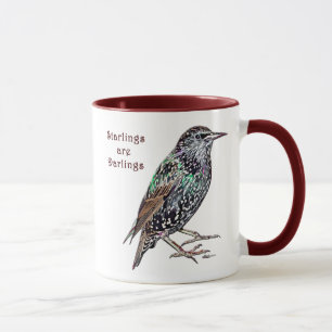 Starlings Are Darlings Mug