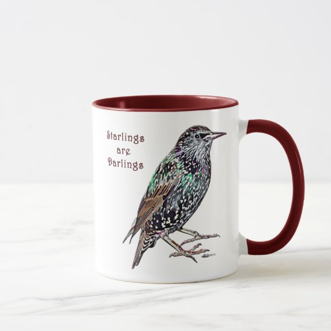 Starlings Are Darlings Mug (Right)