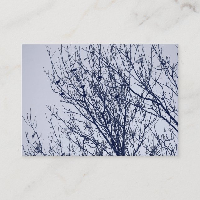 Starlings in a Tree Business Card (Front)