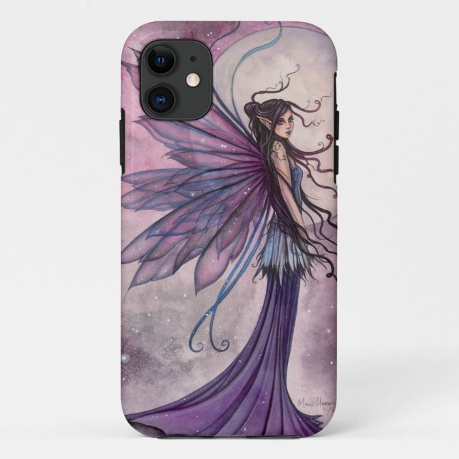 Starlit Amethyst Fairy Mystical Fantasy Art Case-Mate iPhone Case (Back)