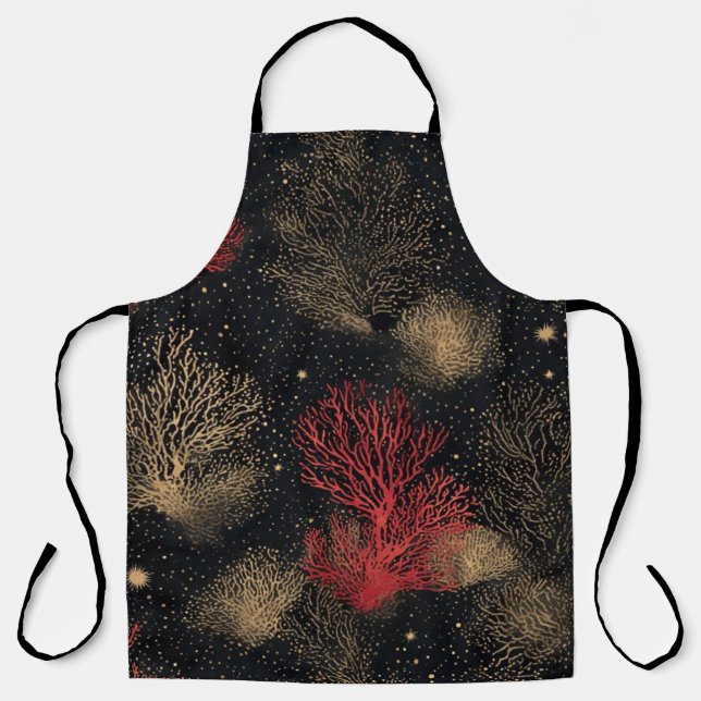 Starlit Desert Bushes - Apron (Front)