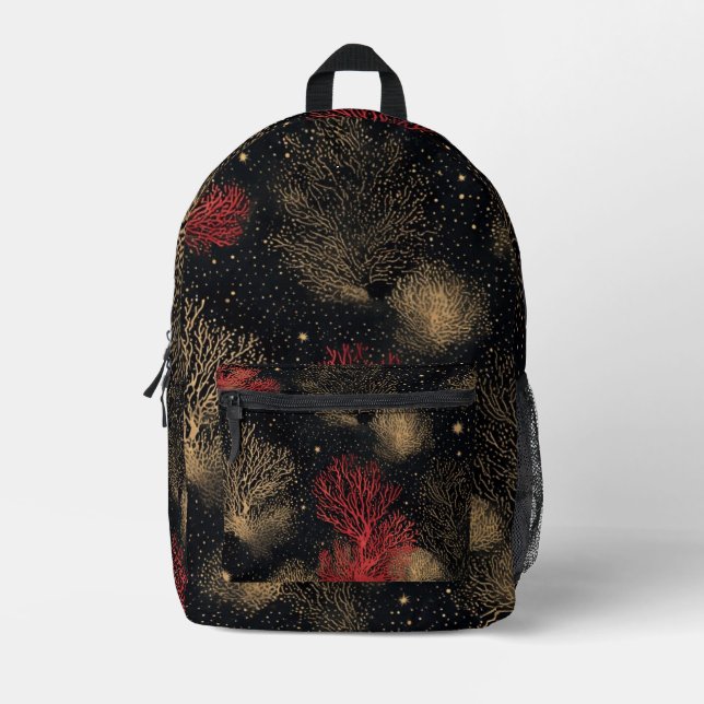 Starlit Desert Bushes - Backpack (Front)