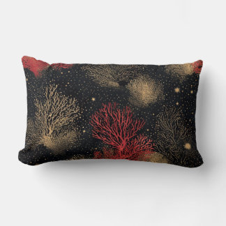 Starlit Desert Bushes - Throw Pillow