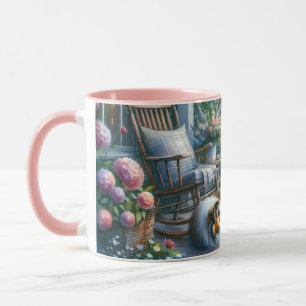 Starlit Garden Porch Sheltie Dream Mug