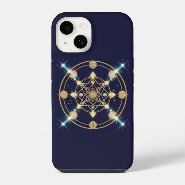 Starlit Geometry – The Code of Infinity iPhone Case (Back)