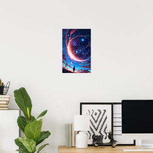Starlit Horizon - Poster de l'espace Anime
