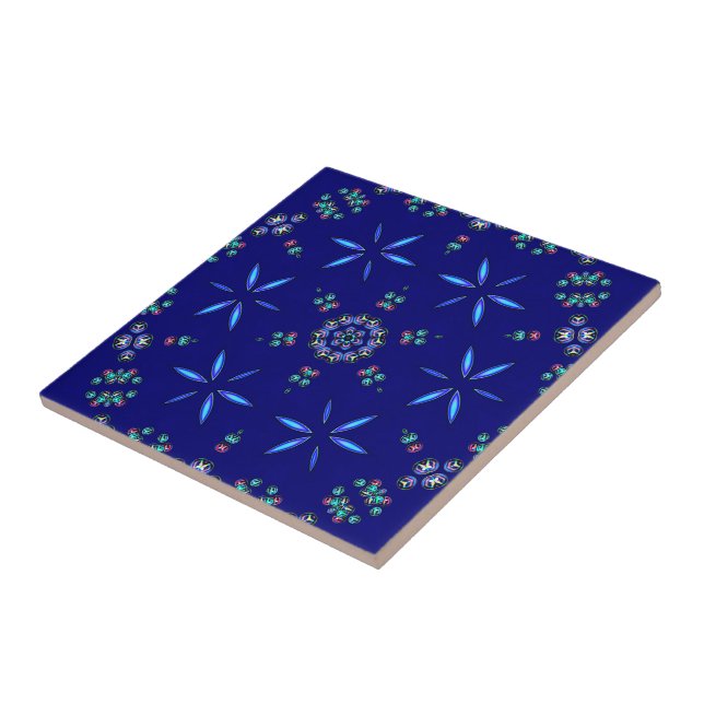 Starlit Kaleidoscope Tile (Side)