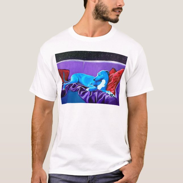 'Starlit lurcher' T-Shirt (Front)