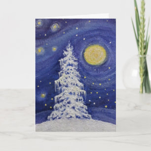 Starlit Night/ Christmas card