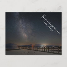 Starlit Pier Reflections