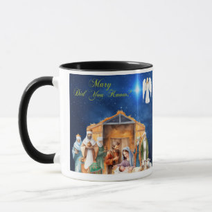  Starlit Revelation: Mary Did You Know?" - Mug