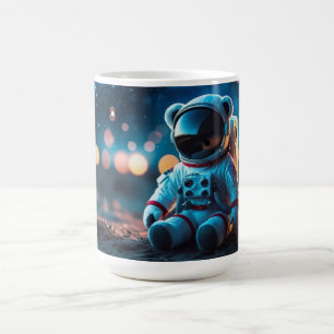 Starlit Teddy Astronaut Coffee Mug