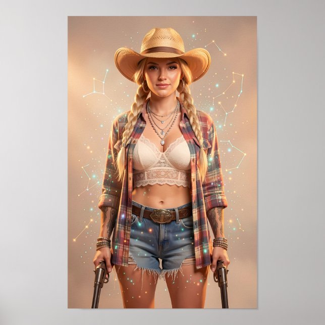 Starlit Western Muse of Quiet Power Poster (Front)