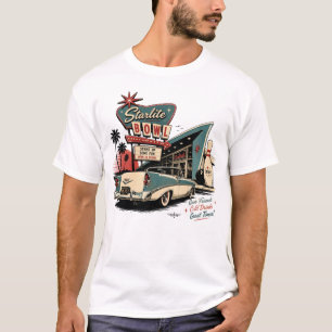Starlite Bowl Vintage 1950s Bowling Men's T-Shirt