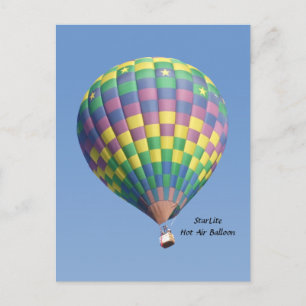 StarLite Hot Air Balloon Postcard