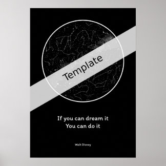 StarMap360 - A2 personalized sky map Poster