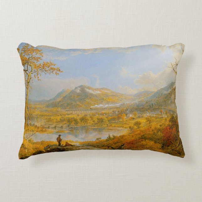 Starrucca Viaduct Accent Pillow (Front)