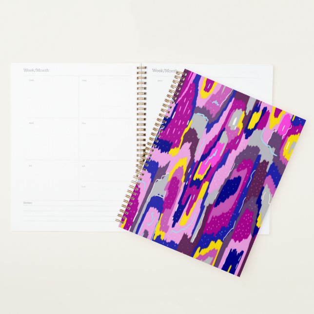 Starry Abstract in Purples and Blues  Planner (Display)